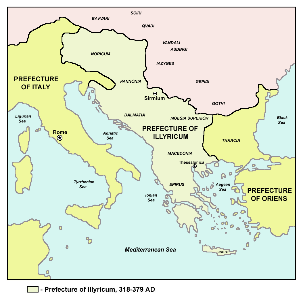 Map of The Roman Empire